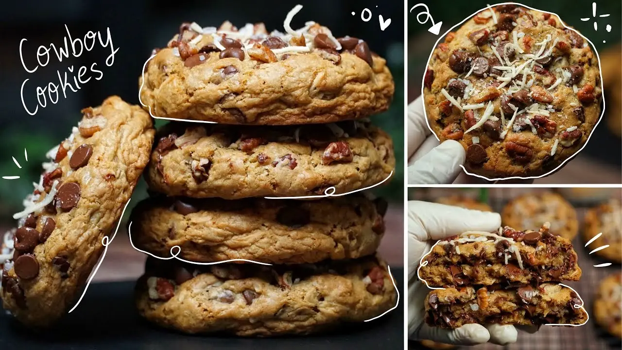 Chunky, Chewy, and Loaded: The Ultimate Cowboy Cookies ♡